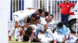 Βασικοί Χαρίσης,Γιαννούλης, Μυστακίδης στην νίκη της Εθνικής Ελπίδων