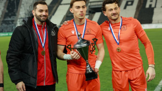Πολλαετίδης: «Ημασταν αποφασισμένοι, αφιερώνω το κύπελλο στον κόσμο και στη διοίκηση»