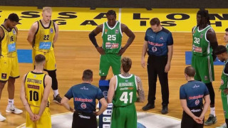 Άρης-Παναθηναϊκός: Ενός λεπτού σιγή στο «Nick Galis Hall»