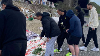 Άρης-Μπάσκετ: Φόρος τιμής στους 57 νεκρούς της σιδηροδρομικής τραγωδίας στα Τέμπη