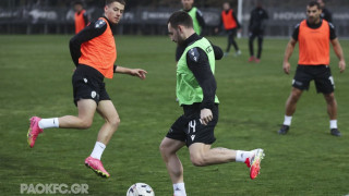 ΠΑΟΚ: ﻿Με τους διεθνείς, αλλά χωρίς τον Σάστρε η προπόνηση