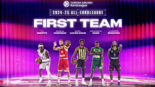 EuroLeague 2024-25: Στην κορυφαία πεντάδα Ναν και Βεζένκοφ