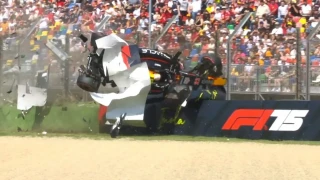 F1: Σοκαριστικό ατύχημα του Τσουνόντα στην Ίμολα