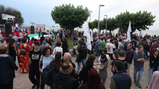 Πορεία για την Παλαιστίνη στο κέντρο της Θεσσαλονίκης