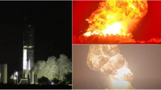 Η στιγμή που το διαστημόπλοιο της SpaceX εξερράγη σε δοκιμή στο Τέξας (vid)