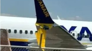 Αεροπλάνο προσέκρουσε σε μπάρες κατά την προσγείωση στο αεροδρόμιο της Καλαμάτας