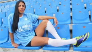 Η «καυτή» οπαδός     του   Ηρακλή…στην Τούμπα (pics)