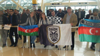 Ασπρόμαυρη υποδοχή στο αεροδρόμιο του Μπακού (video)