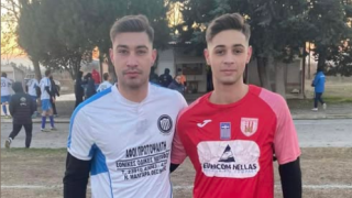 Συμπαίκτες Γιάννης και Φώτης Δήμου στον Θρίαμβο