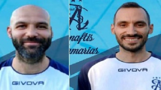 Σαμαράς  και Χαριτίδης στον Αργοναύτη Καλαμαριάς