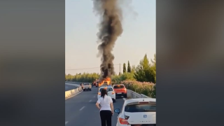 Χαλκιδική: Παρανάλωμα εν κινήσει όχημα στον δρόμο για Άφυτο