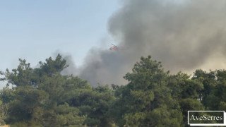 Σέρρες: 112 για επικίνδυνη φωτιά στον οικισμό Άγιος Ραφαήλ