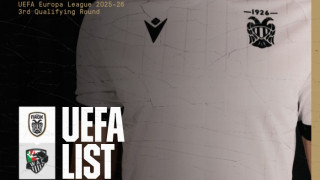 ΠΑΟΚ: Λίστα με 31 παίκτες για τα ευρωπαϊκά ματς με την Βόλφσμπεργκερ