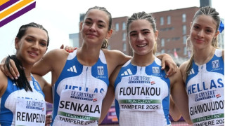 Ευρωπαϊκό Κ20, Τάμπερε: Πανελλήνιο ρεκόρ Κ20 οι γυναίκες στα 4Χ400μ!