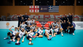 Βόλεϊ-Εθνική Ελλάδας: Ένα βήμα πιο κοντά στο Eurovolley-Άνετη νίκη (0-3) στη Γεωργία
