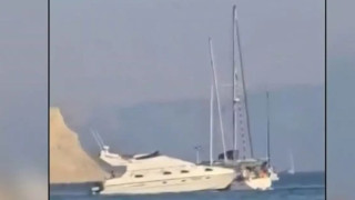 Κέρκυρα: Ταχύπλοο παρέσυρε ιστιοφόρα-Βίντεο που κόβει την ανάσα