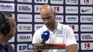 Σπανούλης: «Η Γαλλία μας έριξε... μπασκετικό ξύλο, έχω καταλήξει στη 12άδα»