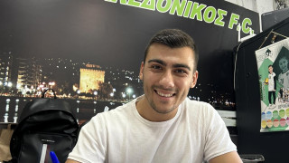 Μακεδονικός- Γκόλιας: «Μεγάλη τιμή να βραβεύομαι - Παιδικό όνειρο το επαγγελματικό συμβόλαιο»