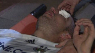 Τραυματισμός-σοκ  του                  Φαν Πέρσι (vid)