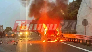 Πάτρα: Φρικτό τροχαίο με έναν νεκρό στην Ολυμπία Οδό σε σύγκρουση ΙΧ