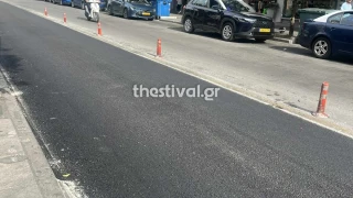 Θεσσαλονίκη: Λίφτινγκ στην οδό Μητροπόλεως για λακκούβες και αυλακώσεις