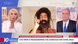 Ξανά στο OPEN ο viral μελισσοκόμος που αιφνιδίασε την Καραμήτρου
