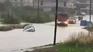Το Μεσολόγγι «χάθηκε» στις πλημμύρες