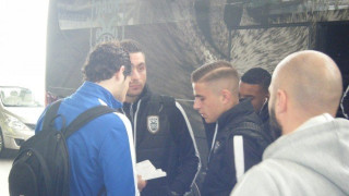 Η αναχώρηση        του ΠΑΟΚ για τη Φλωρεντία (videos)