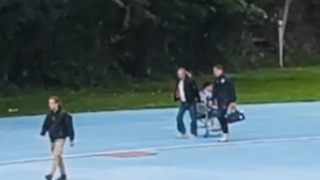 Κύπελλο Ελλάδος: Τραυματίας μεταφέρθηκε με καρότσι σούπερ μάρκετ