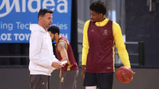 Πρώτη προπόνηση του Κώστα Αντετοκούνμπο με τον Άρη