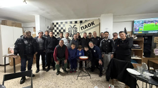 ΠΑΟΚ παντού: Οι ΠΑΟΚτσήδες στα Χανιά έκοψαν τη βασιλόπιτά τους