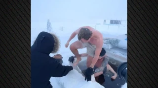 Σούπερ... YouTuber βούτηξε σε νερό με -52 βαθμούς Κελσίου!