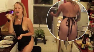 Η σεφ που μαγειρεύει γυμνή μπροστά στην κάμερα (video)