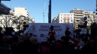 Χριστουγεννιάτικο πάρτι έστησε η ΠΑΕ ΠΑΟΚ στην Αγίας Σοφίας (pics+vid)