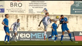 Νίκη Βόλου-Ηρακλής: Η στιγμή της αποβολής του Μάναλη