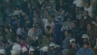 Παναθηναϊκός-Ηρακλής: Όταν οι οπαδοί έβαψαν μπλε την Πάτρα