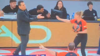 Ευρωλίγκα: Η Τσαρούχα έκοψε τη χειραψία Ιτούδη-Ταμπελίνι!