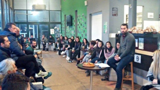 Εκοψε την πίτα του  το  προσωπικό του  Μακεδονικού