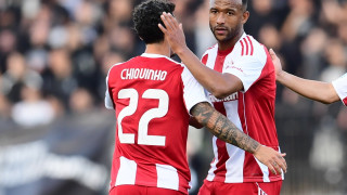 Ο Ολυμπιακός ισοφαρίζει (1-1) το ντέρμπι με κεφαλιά του Ελ Κααμπί