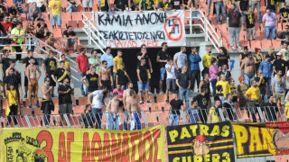 Ένταση μετά τη λήξη στο Καυταντζόγλειο και… αντιφασιστικό πανό (pic)