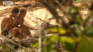 Η Βαλαβάνη τα βρήκε με τον Αγγελόπουλο και έπεσε στην αγκαλιά του-vid