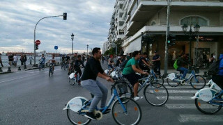 Ποδηλάτες γέμισαν το κέντρο της Θεσσαλονίκης! (ΦΩΤΟ + ΒΙΝΤΕΟ)
