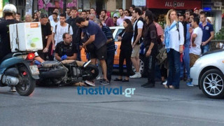 ΕΚΤΑΚΤΟ: Σύγκρουση μοτοσικλετών            στο κέντρο