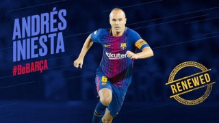 Για    πάντα     στη     Μπαρτσελόνα         ο    Ινιέστα