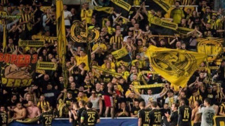 Σημαία του Άρη σε αγώνα                         Champions League (pic)