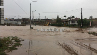 Θεσσαλονίκη: Έκλεισε ο δρόμος στα Κουφάλια από την κακοκαιρία (ΒΙΝΤΕΟ)