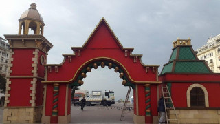 Στην τελική ευθεία η χριστουγεννιάτικη πλατεία Αριστοτέλους (ΦΩΤΟ)