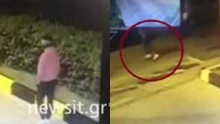 Η στιγμή που ο «δράκος» των Αμπελοκήπων επιτίθεται σε γυναίκα (ΒΙΝΤΕΟ)