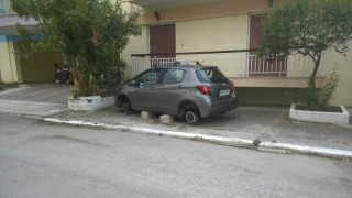 Διαβατά Θεσσαλονίκης: Βρήκε    το αμάξι του χωρίς ρόδες! (ΦΩΤΟ)