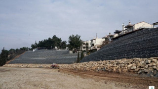 Ολοκληρώθηκαν τα έργα αντιστήριξης των πρανών στον    δήμο Θερμαϊκού